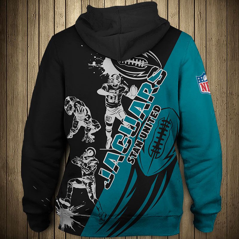 Jacksonville Jaguars Hoodie 3D Cartoon player cute Sweatshirt