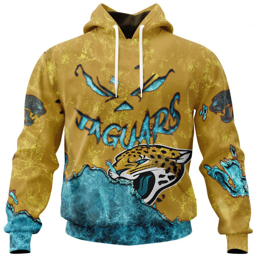 Jacksonville Jaguars Hoodie 3D devil eyes gift for fans