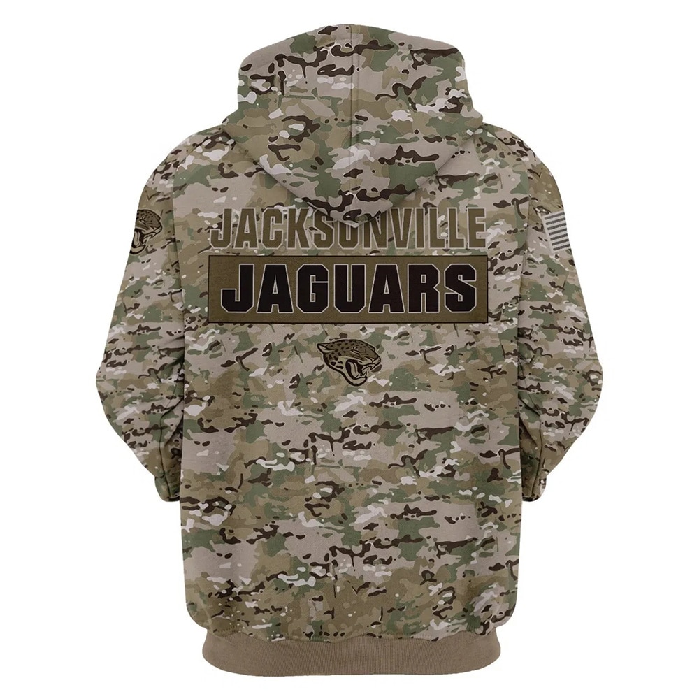 Jacksonville Jaguars Hoodie Army graphic Sweatshirt Pullover gift for fans