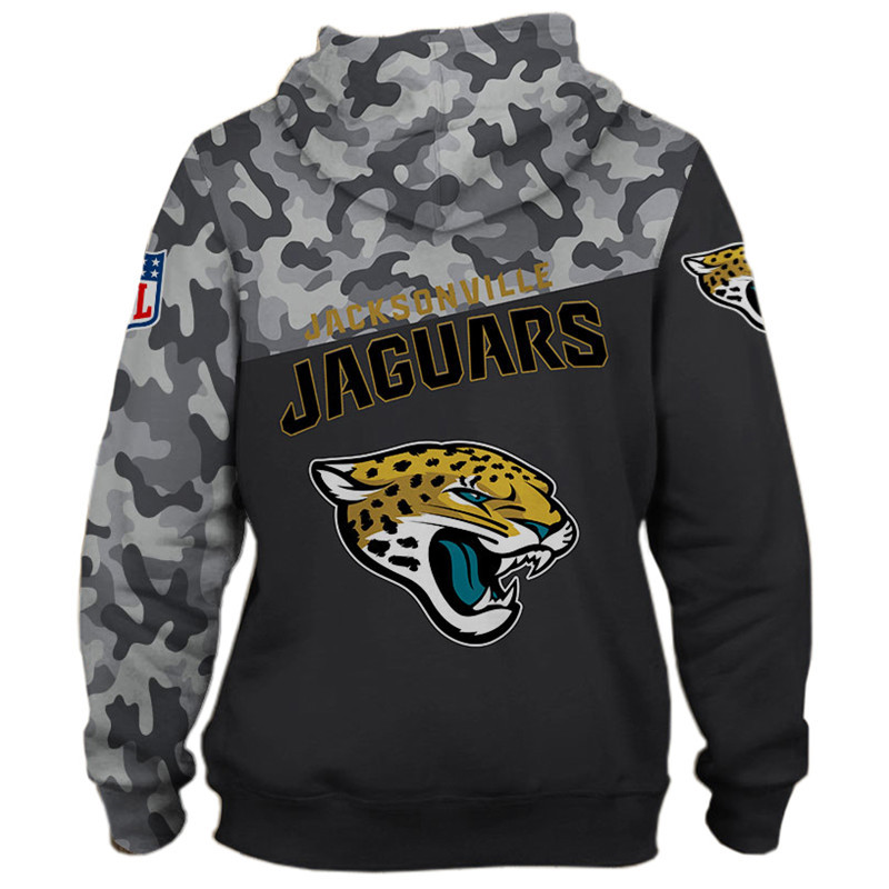 Jacksonville Jaguars Military Hoodies 3D Sweatshirt Long Sleeve New Season