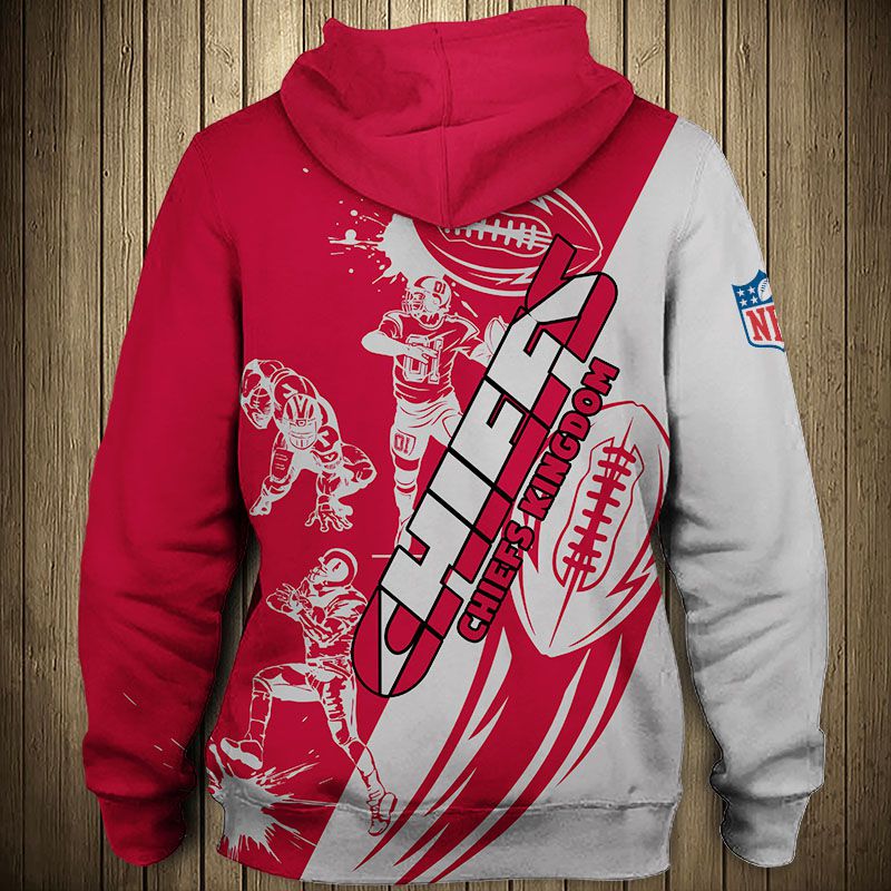 Kansas City Chiefs Hoodie 3D Cartoon player cute Sweatshirt
