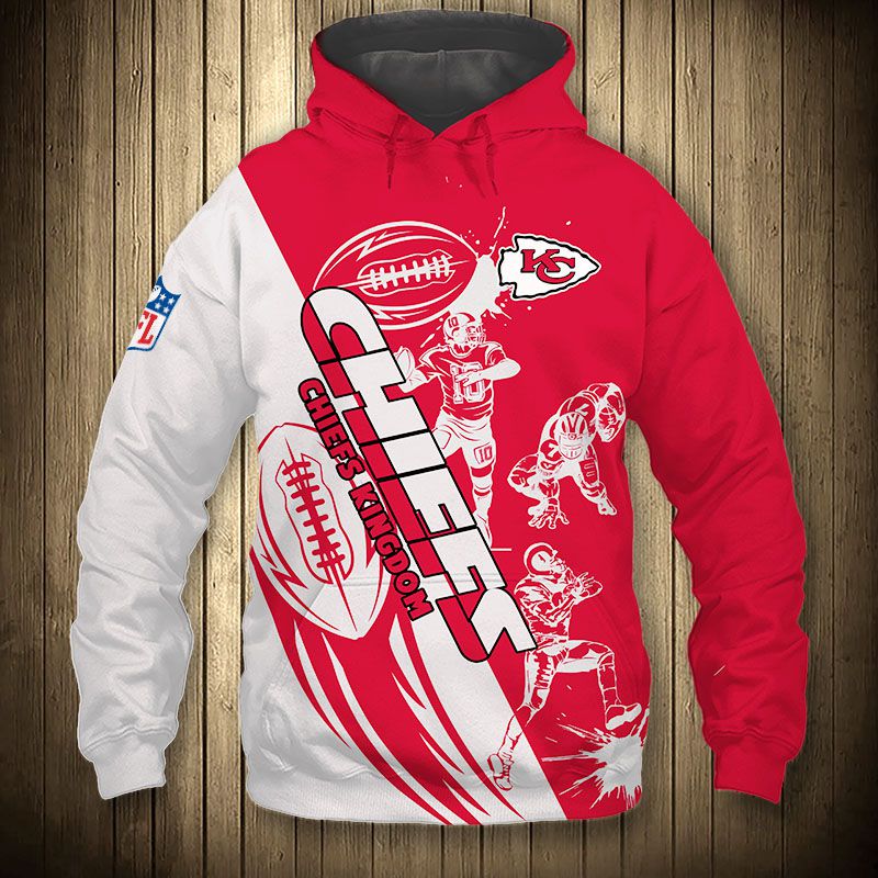 Kansas City Chiefs Hoodie 3D Cartoon player cute Sweatshirt