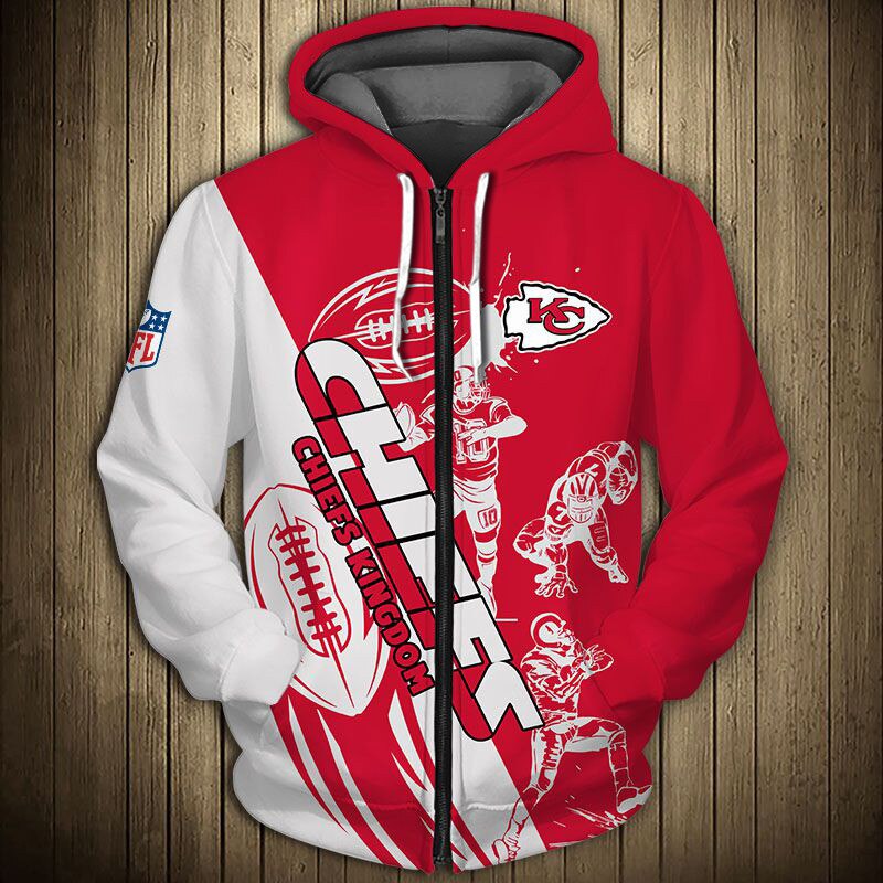Kansas City Chiefs Hoodie 3D Cartoon player cute Sweatshirt