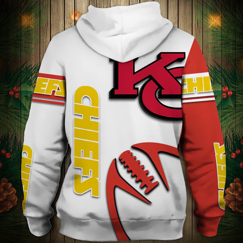 Kansas City Chiefs Hoodie 3D Graphic balls cheap Sweatshirt Pullover