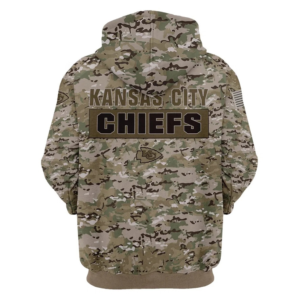 Kansas City Chiefs Hoodie Army graphic Sweatshirt Pullover gift for fans