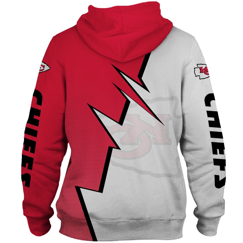 Kansas City Chiefs Hoodie Zigzag graphic Sweatshirt gift for fans
