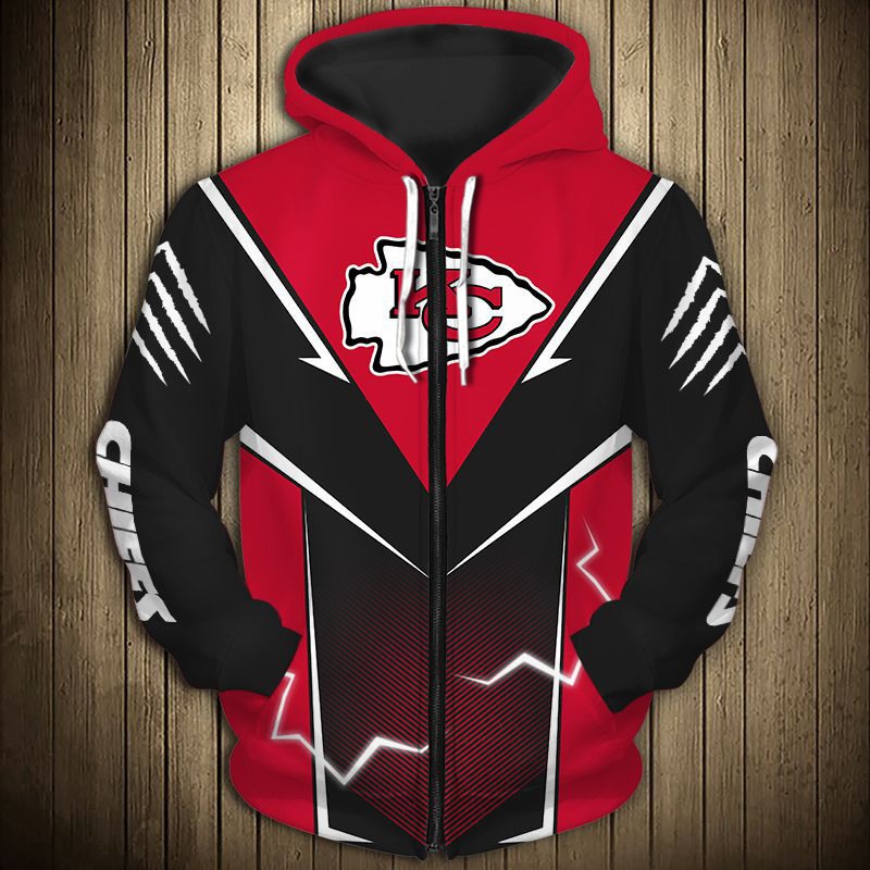 Kansas City Chiefs Hoodie lightning graphic gift for men