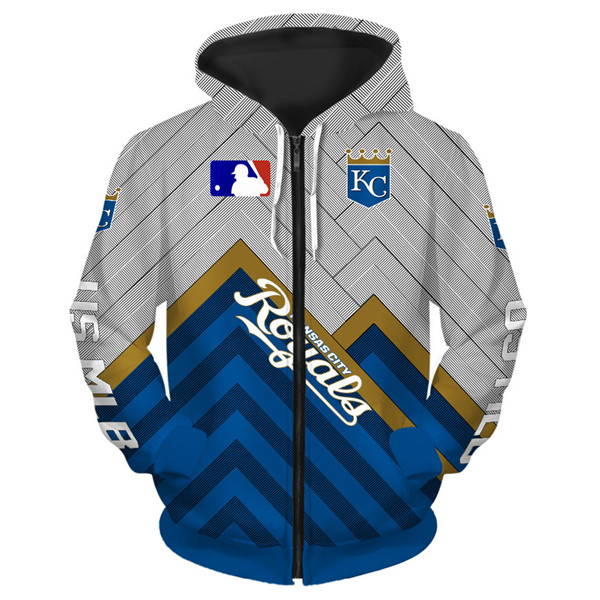 Kansas City Royals hoodie 3D cheap baseball Sweatshirt for fan MLB