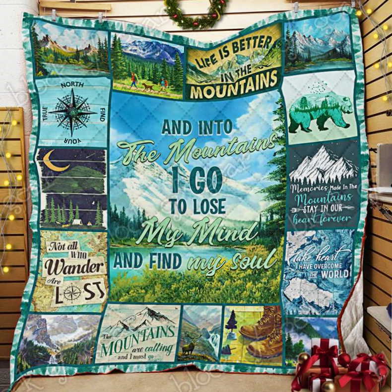 Life Is Better In The Mountains 3D Quilt Blanket