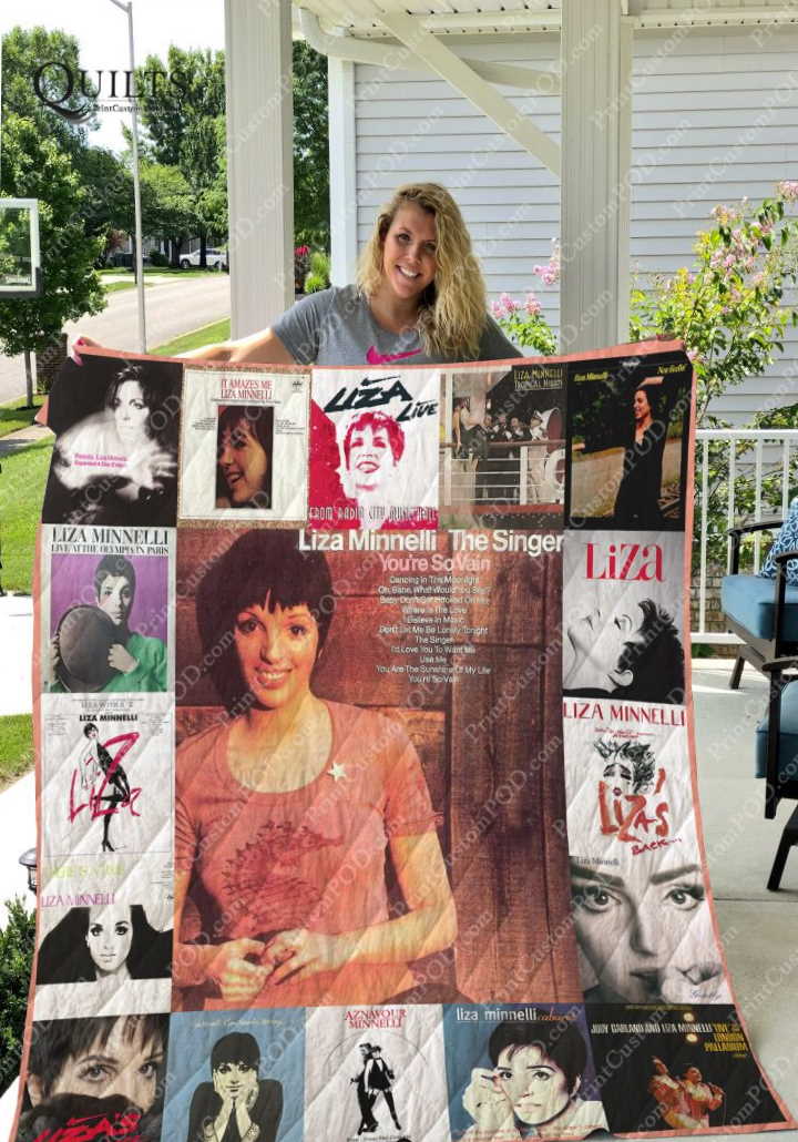 Liza Minnelli Albums For Fans Version 3D Quilt Blanket