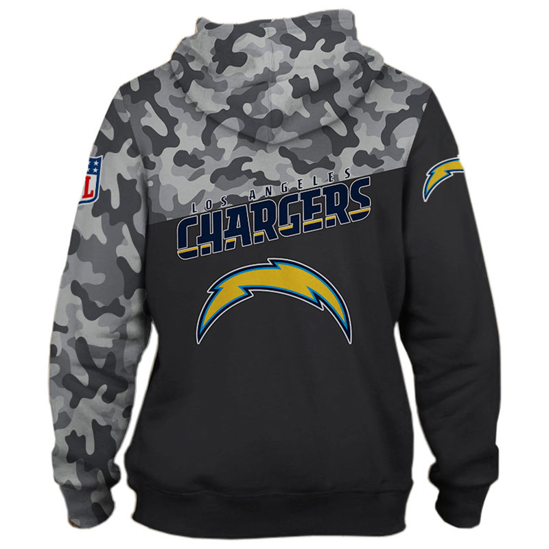 Los Angeles Chargers Military Hoodies 3D Sweatshirt Long Sleeve New Season