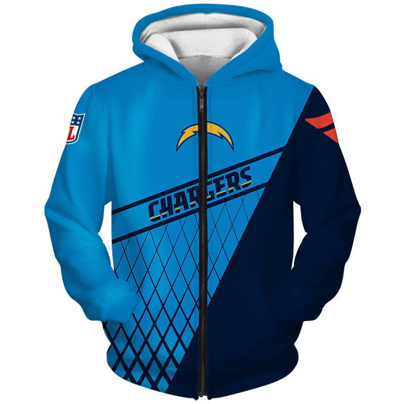 Los Angeles Chargers Zip Hoodie cheap Sweatshirt gift for fan