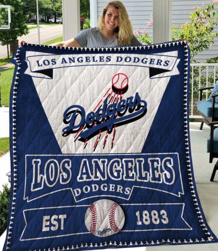 Los Angeles Dodgers 3D Customized Quilt Blanket