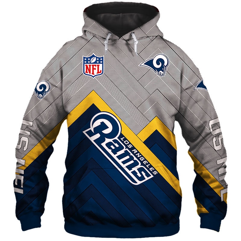 Los Angeles Rams Hoodie 3D cheap Long Sweatshirt Pullover size S-5XL