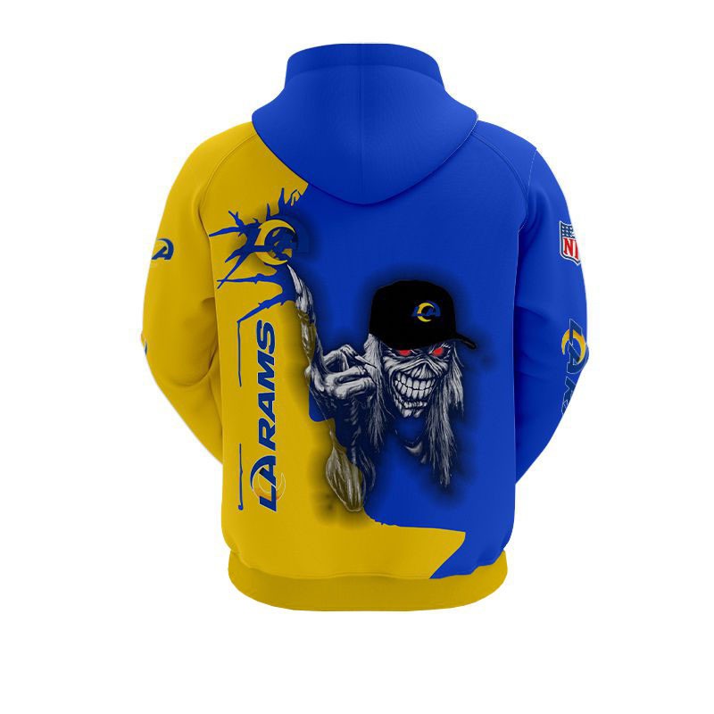 Los Angeles Rams Hoodie ultra death graphic gift for Halloween