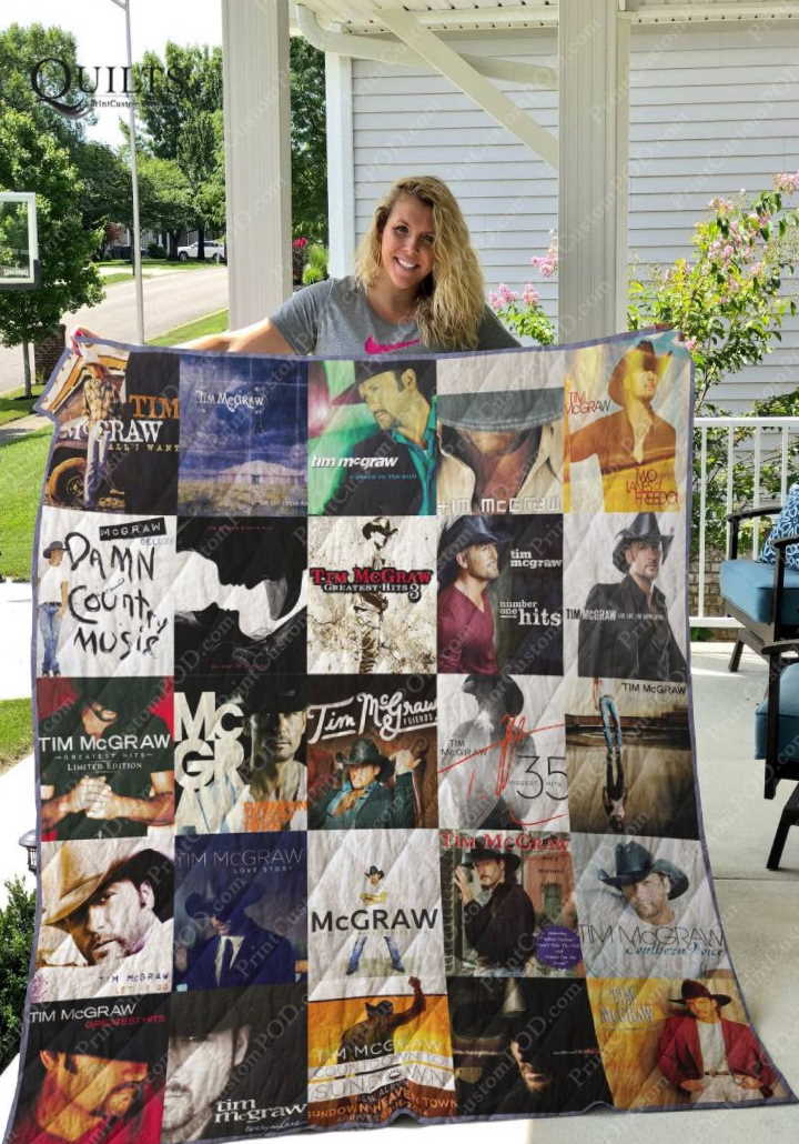 M Tim Mcgraw For Fans Version 3D Quilt Blanket