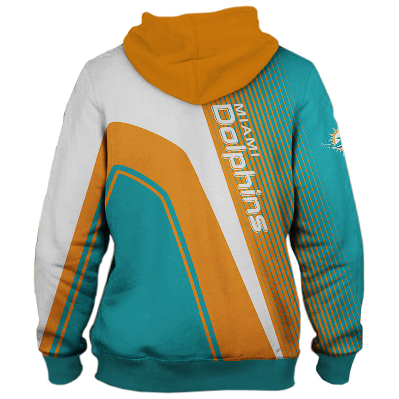 Miami Dolphins 3D Zip Hoodie cheap Sweatshirt Pullover NFL