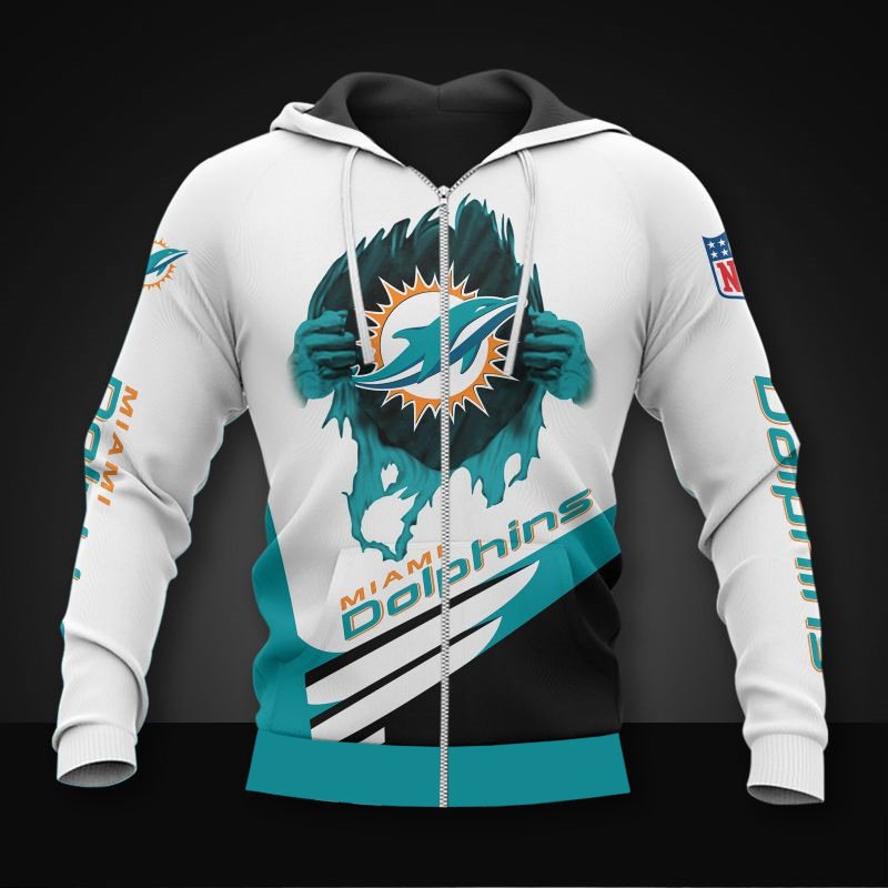 Miami Dolphins Hoodie cool graphic gift for men