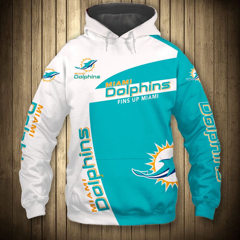 Miami Dolphins hoodie 3D cheap Sweatshirt Pullover gift for fans