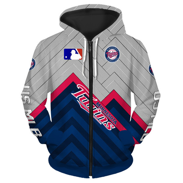 Minnesota Twins Hoodie Hoodie 3D cheap baseball Sweatshirt for fans