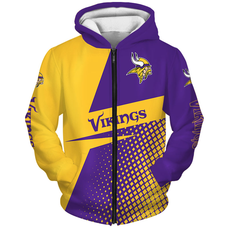 Minnesota Vikings Hoodie long sleeve Sweatshirt for fan