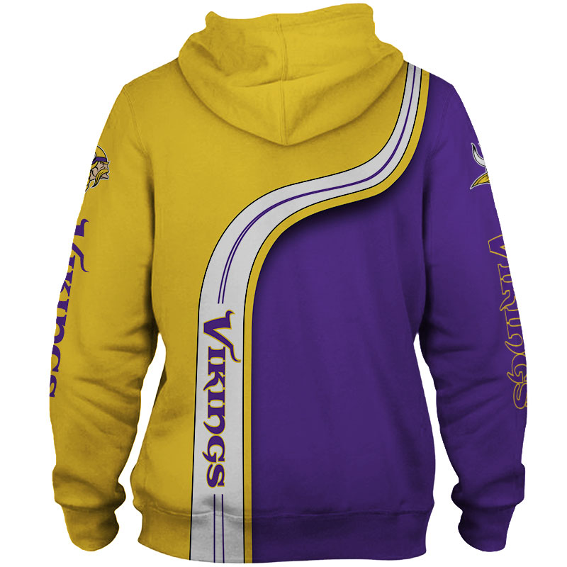 Minnesota Vikings Hoodie 3D cute Sweatshirt Pullover gift for fans