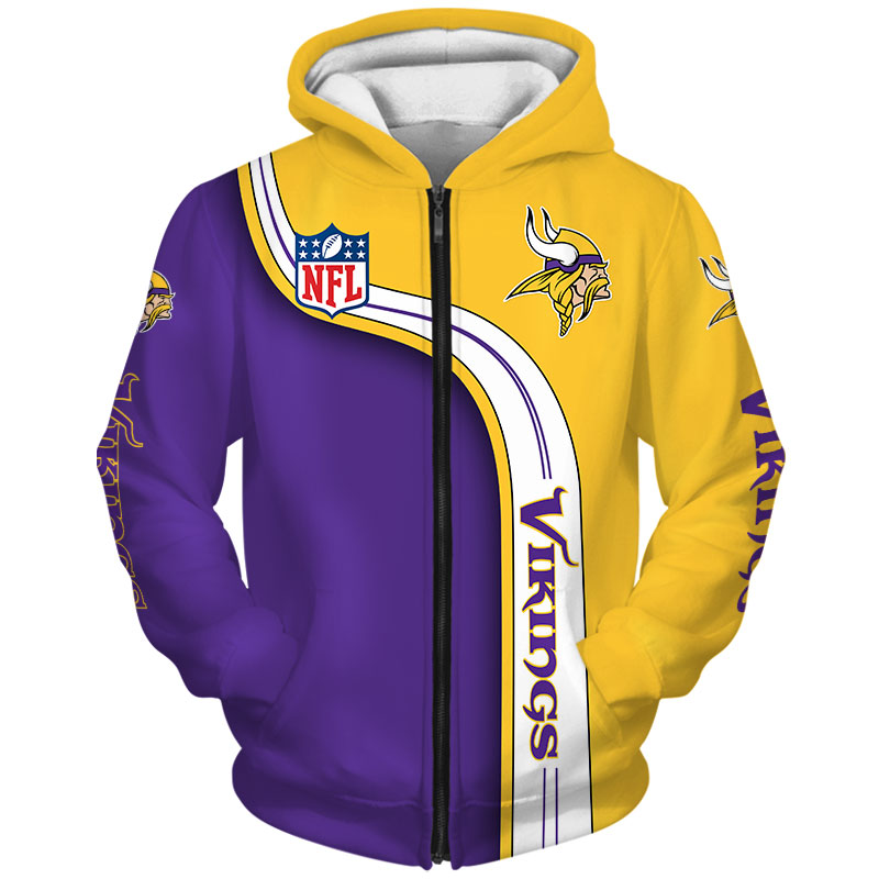 Minnesota Vikings Hoodie 3D cute Sweatshirt Pullover gift for fans