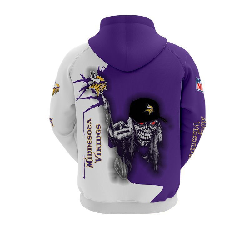 Minnesota Vikings Hoodie ultra death graphic gift for Halloween