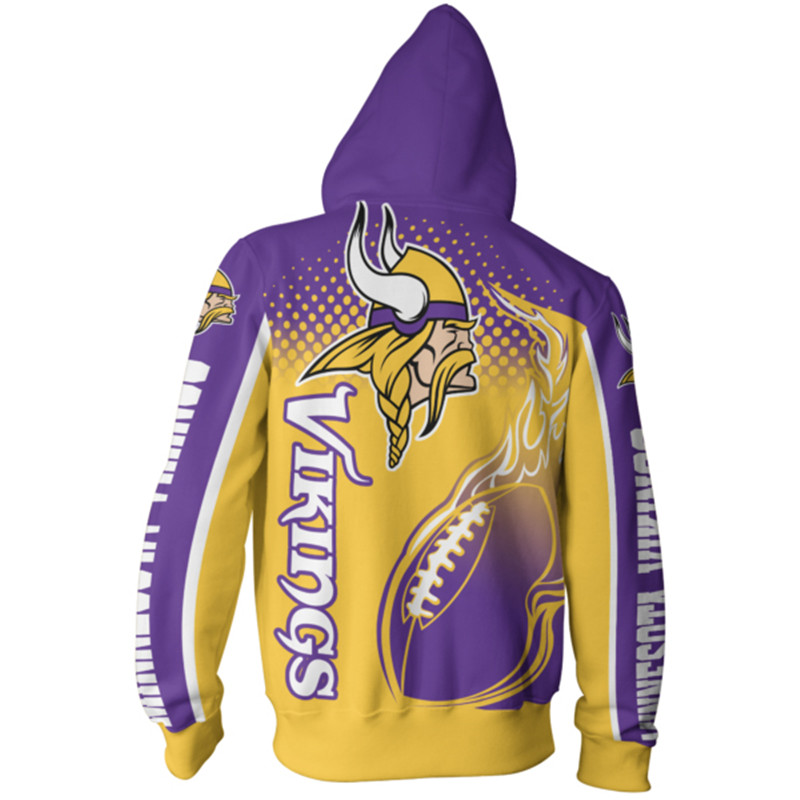 Minnesota Vikings hoodies Cute Flame Balls graphic gift for men