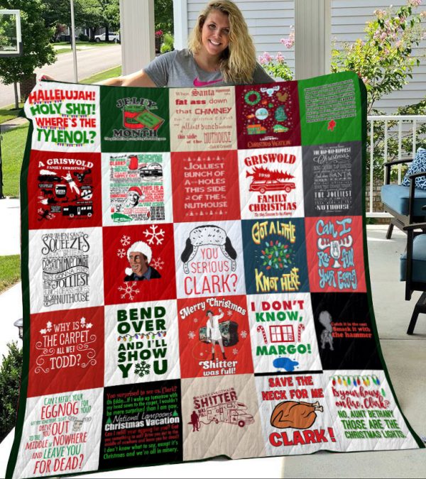 National Lampoon’s Christmas Vacation Quilt Blanket 01