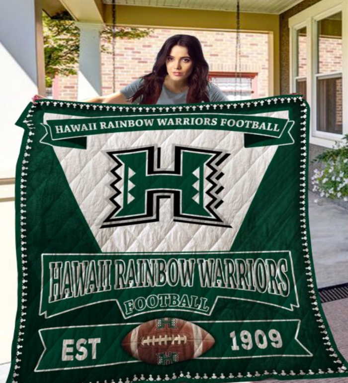 Ncaa Hawai_I Rainbow Warriors 3D Customized Quilt Blanket