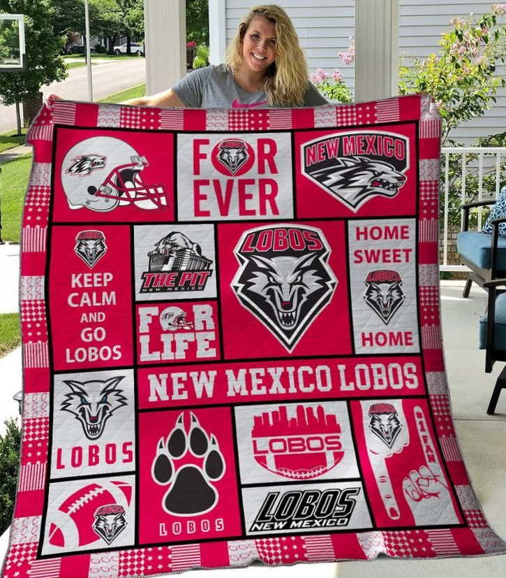 Ncaa New Mexico Lobos 3D Customized Quilt Blanket