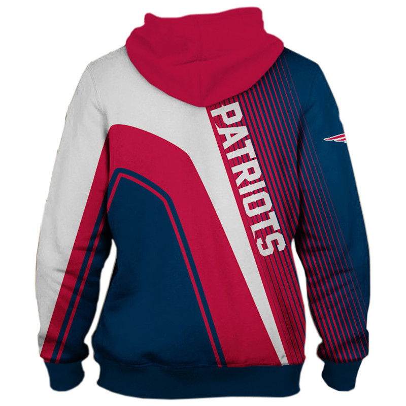 New England Patriots 3D Zip Hoodie cheap Sweatshirt Pullover NFL