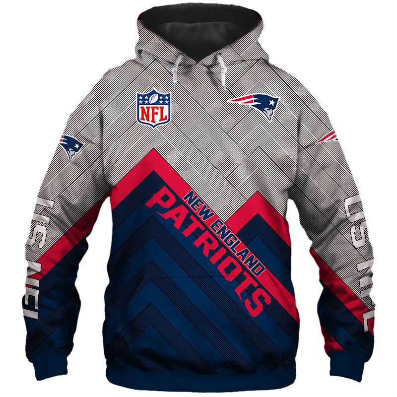 New England Patriots Hoodie 3D cheap Long Sweatshirt Pullover size S-5XL