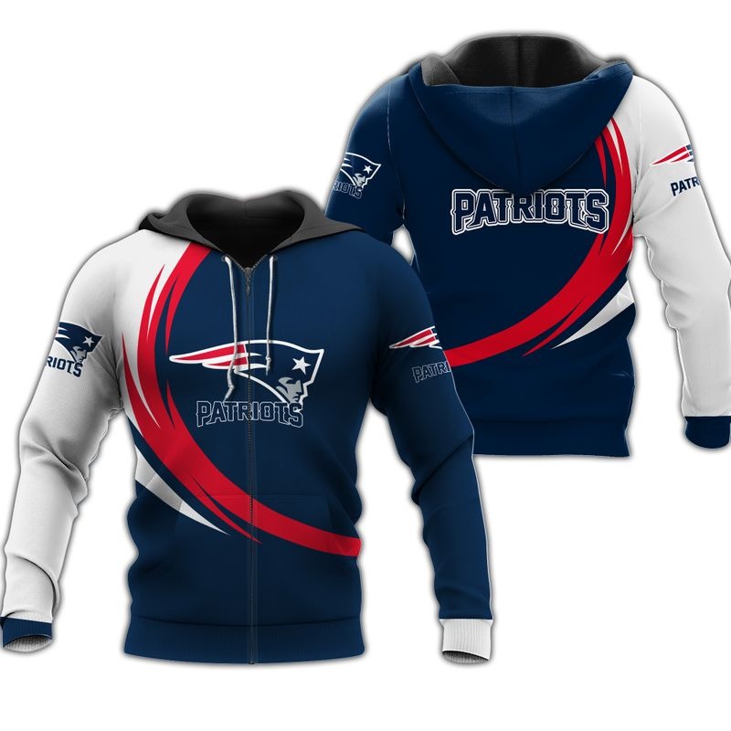 New England Patriots Hoodie curve graphic gift for men
