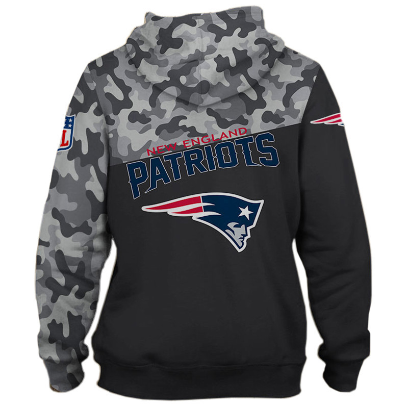 New England Patriots Military Hoodies 3D Sweatshirt Long Sleeve New Season