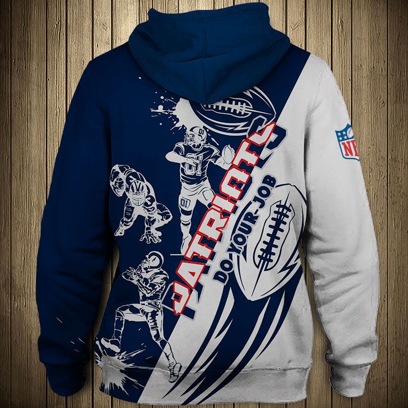 New England Patriots hoodie 3D Cartoon player cute Sweatshirt