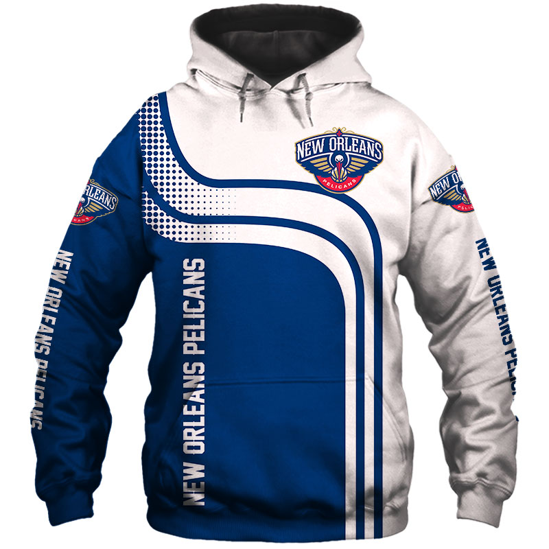 New Orleans Pelicans hoodie 3D cheap basketball Sweatshirt for fans