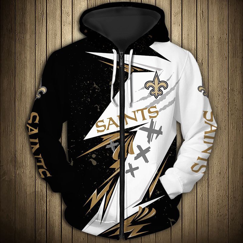 New Orleans Saints Hoodie Thunder graphic gift for men