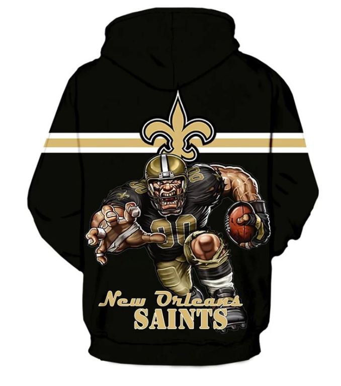 New Orleans Saints Hoodie Ultra-cool design Pullover NFL