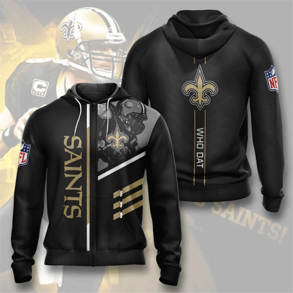New Orleans Saints Hoodies 3 lines graphic gift for fans