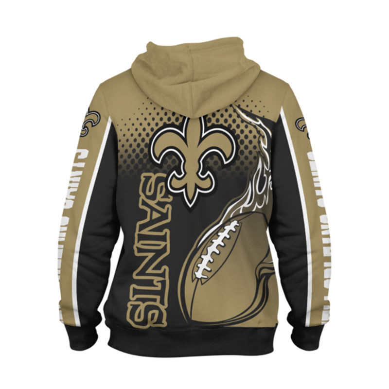 New Orleans Saints Hoodies Cute Flame Balls graphic gift for men