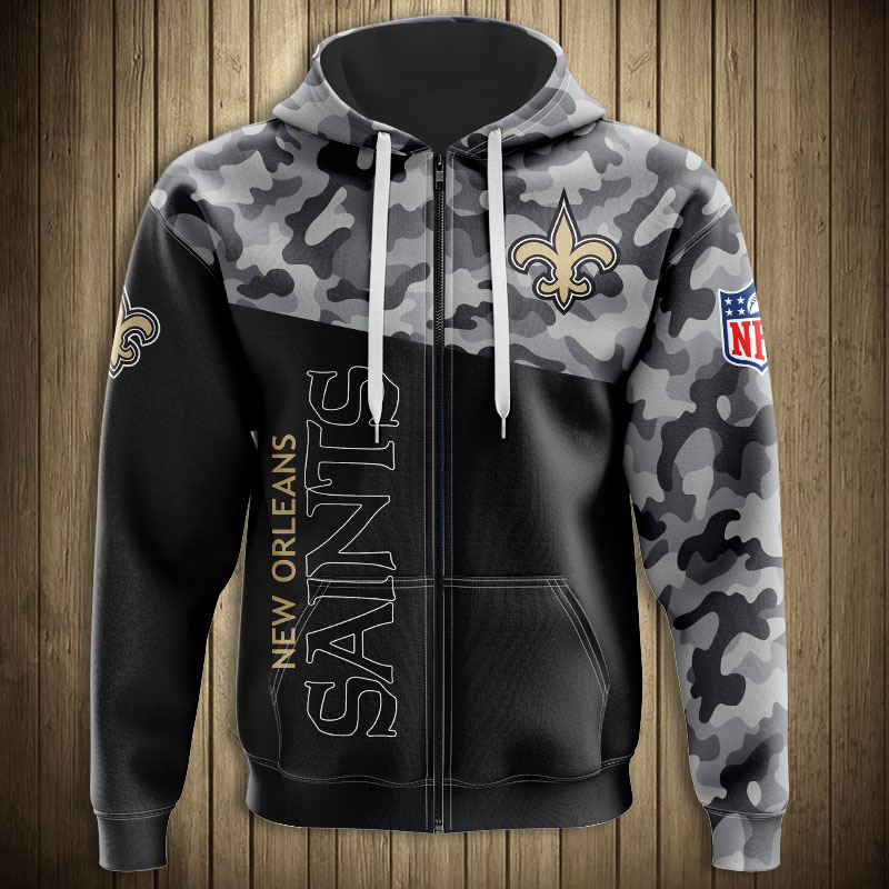 New Orleans Saints Military Hoodies 3D Sweatshirt Long Sleeve New Season