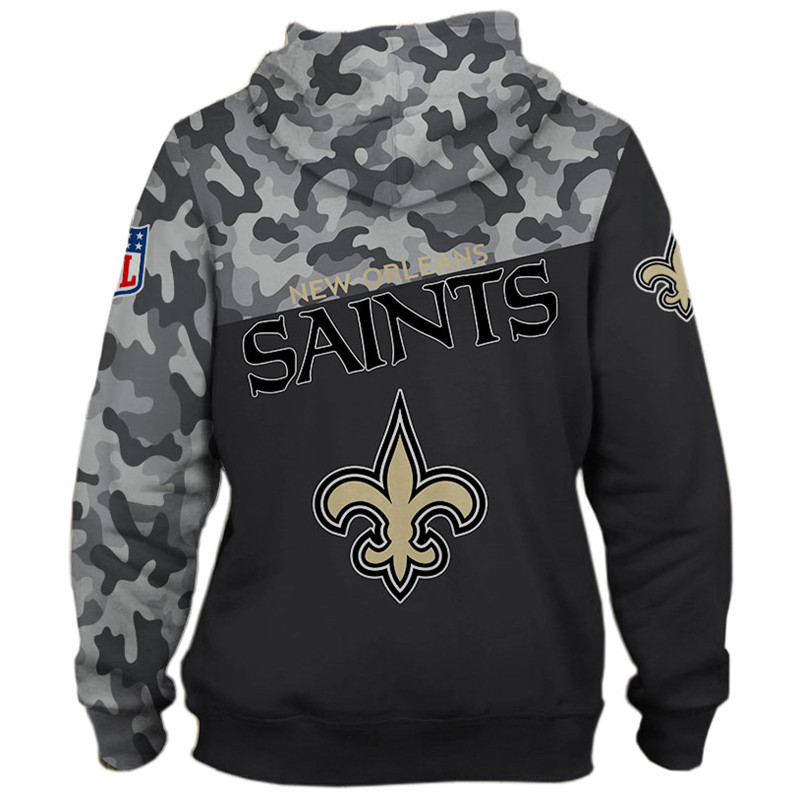 New Orleans Saints Military Hoodies 3D Sweatshirt Long Sleeve New Season