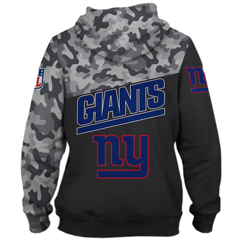 New York Giants Military Hoodies 3D Sweatshirt Long Sleeve New Season