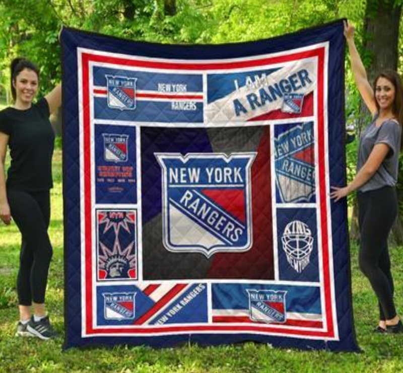 New York Rangers 3D Quilt Blanket