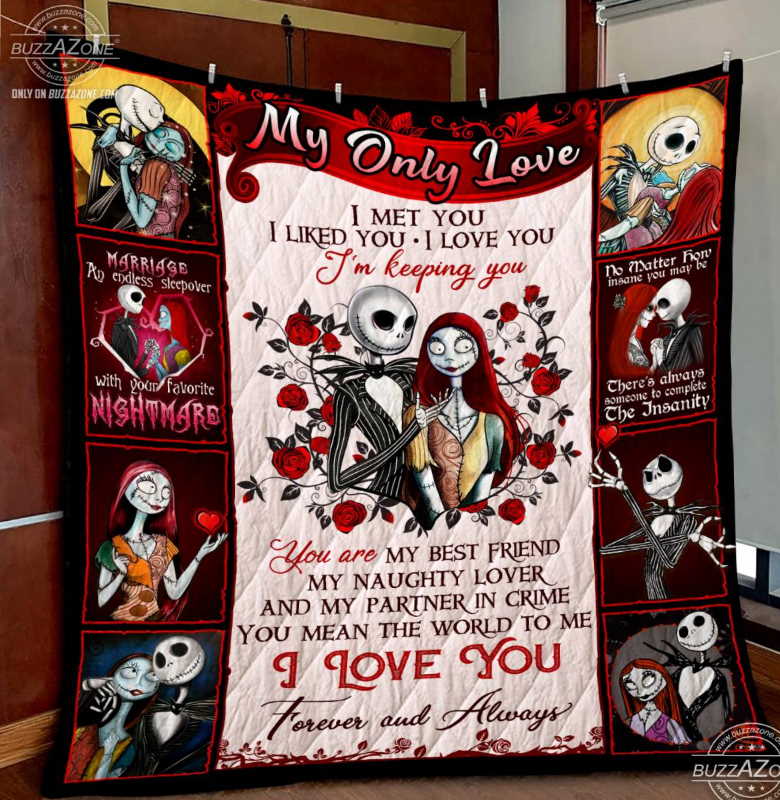 Nightmare My Love I_M Keeping You 3D Quilt Blanket