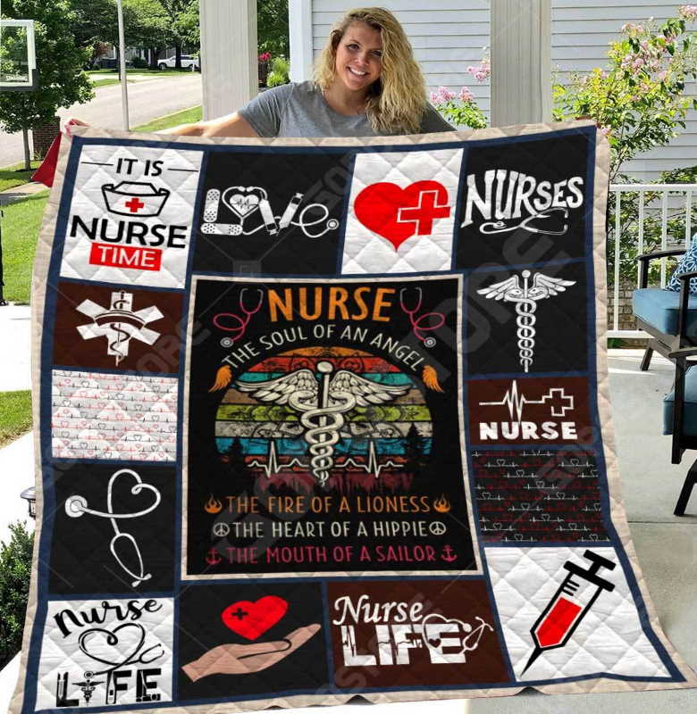 Nurse Like 3D Customized Quilt Blanket