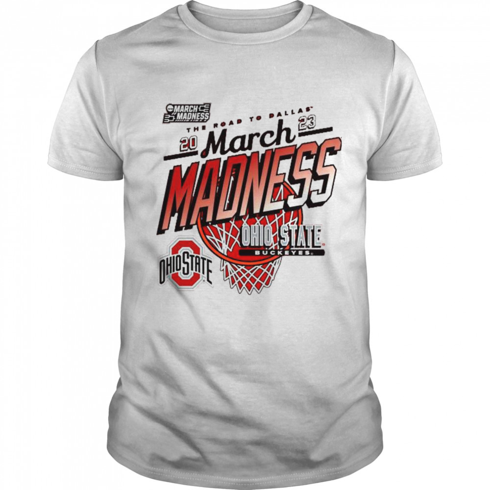 Ohio State Buckeyes Women’s Basketball 2023 March Madness Scarlet T-Shirt