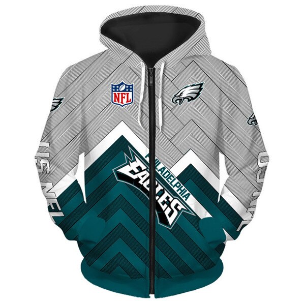 Philadelphia Eagles Hoodie 3D cheap Long Sweatshirt Pullover size S-5XL